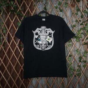 Medium - Vintage Y2K Stanley Cup stars vs sharks nhl t-shirt